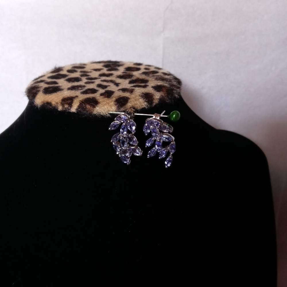 Tanzanite post Earrings